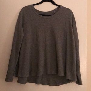 Free People Grey thermal long sleeve